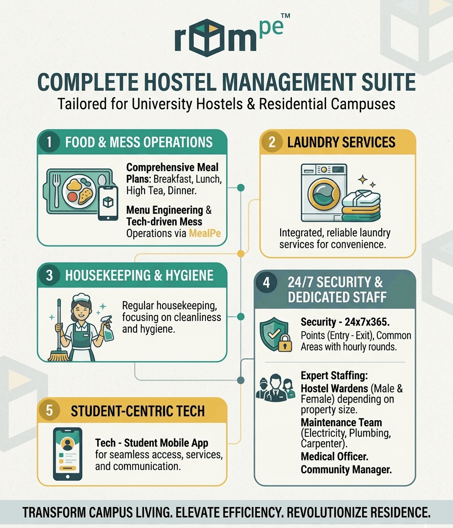 India’s Best University Hostel Management Company